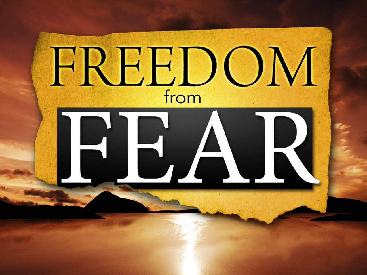 Kalayaan mula sa Takot