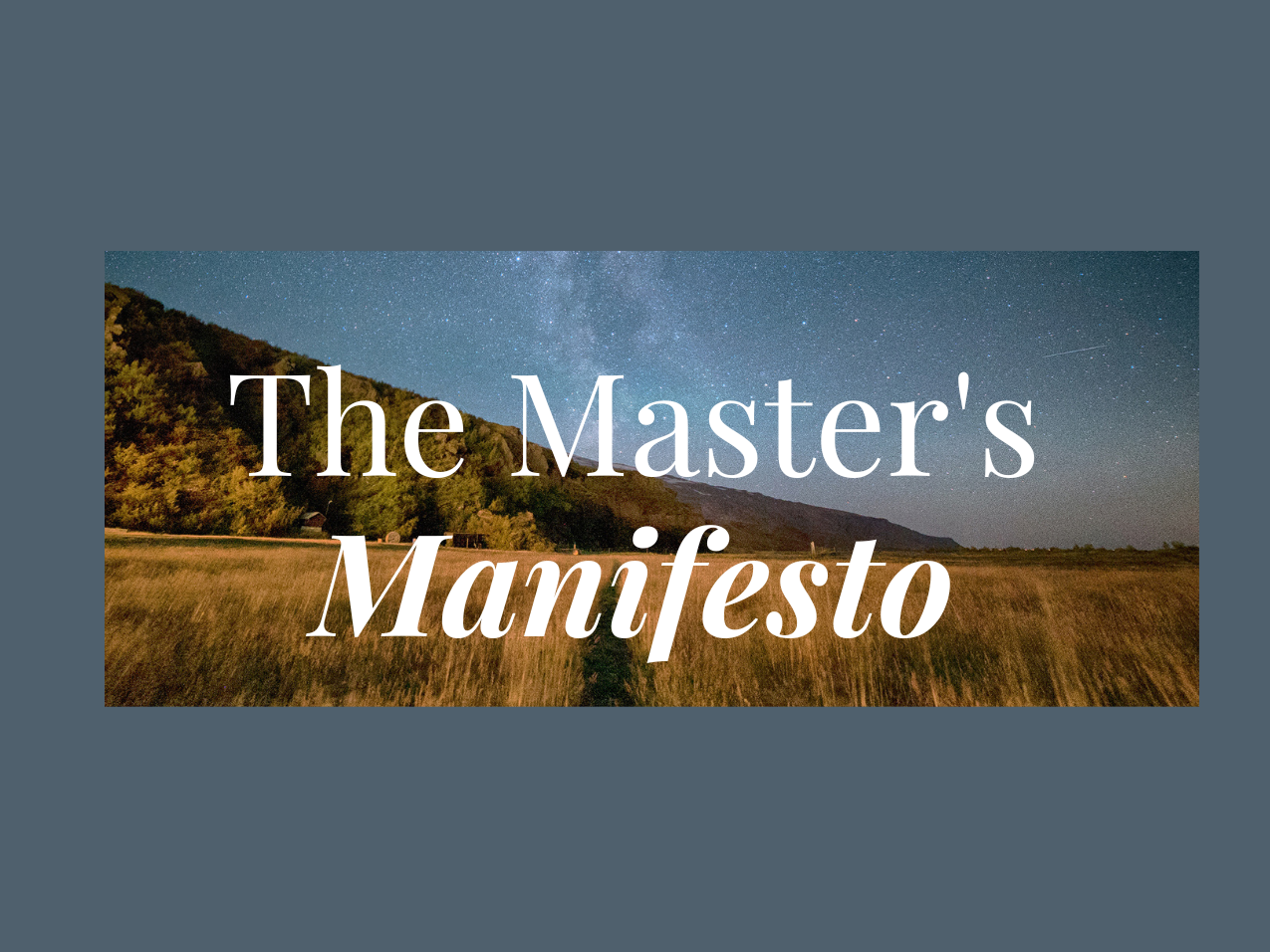 स्वामी का घोषणापत्र