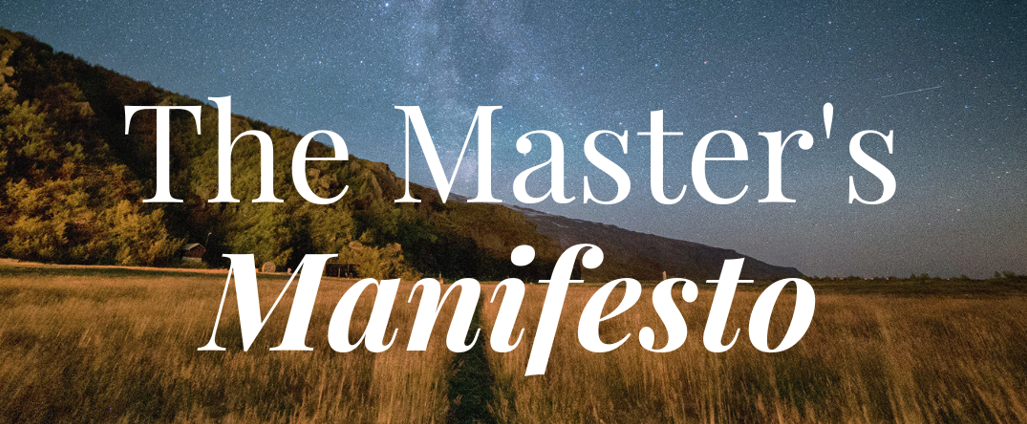 Le Manifeste du Maître