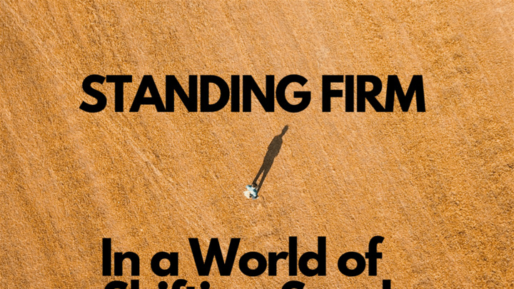 Standing Firm in a World of Shifting Sands (TGL) pt1