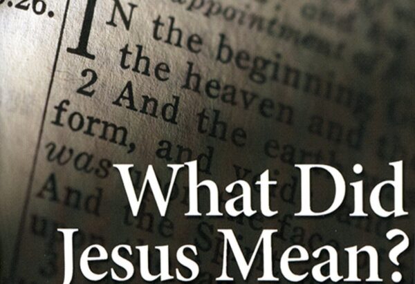 What Did Jesus Mean?